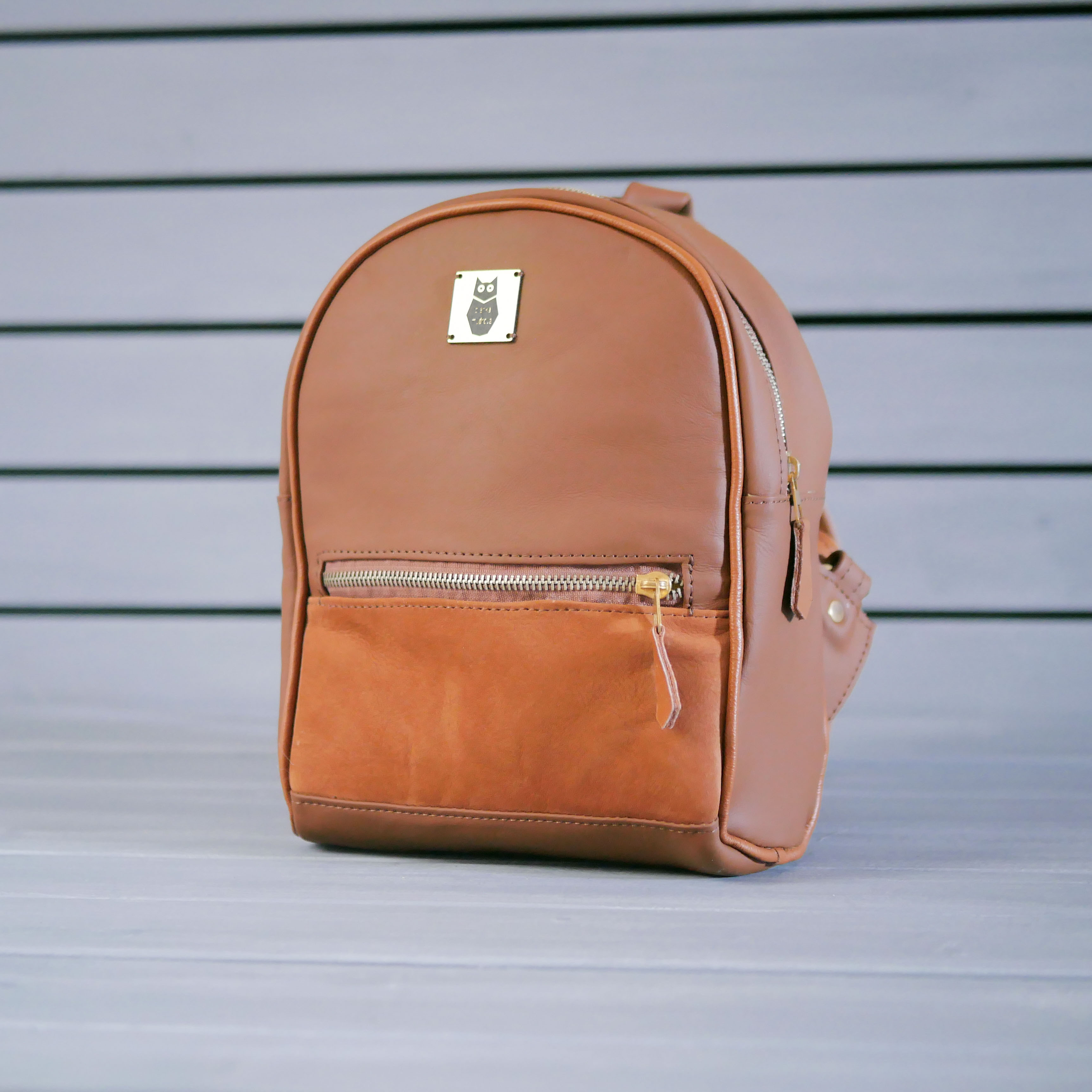 Kožený městský batoh - Harry