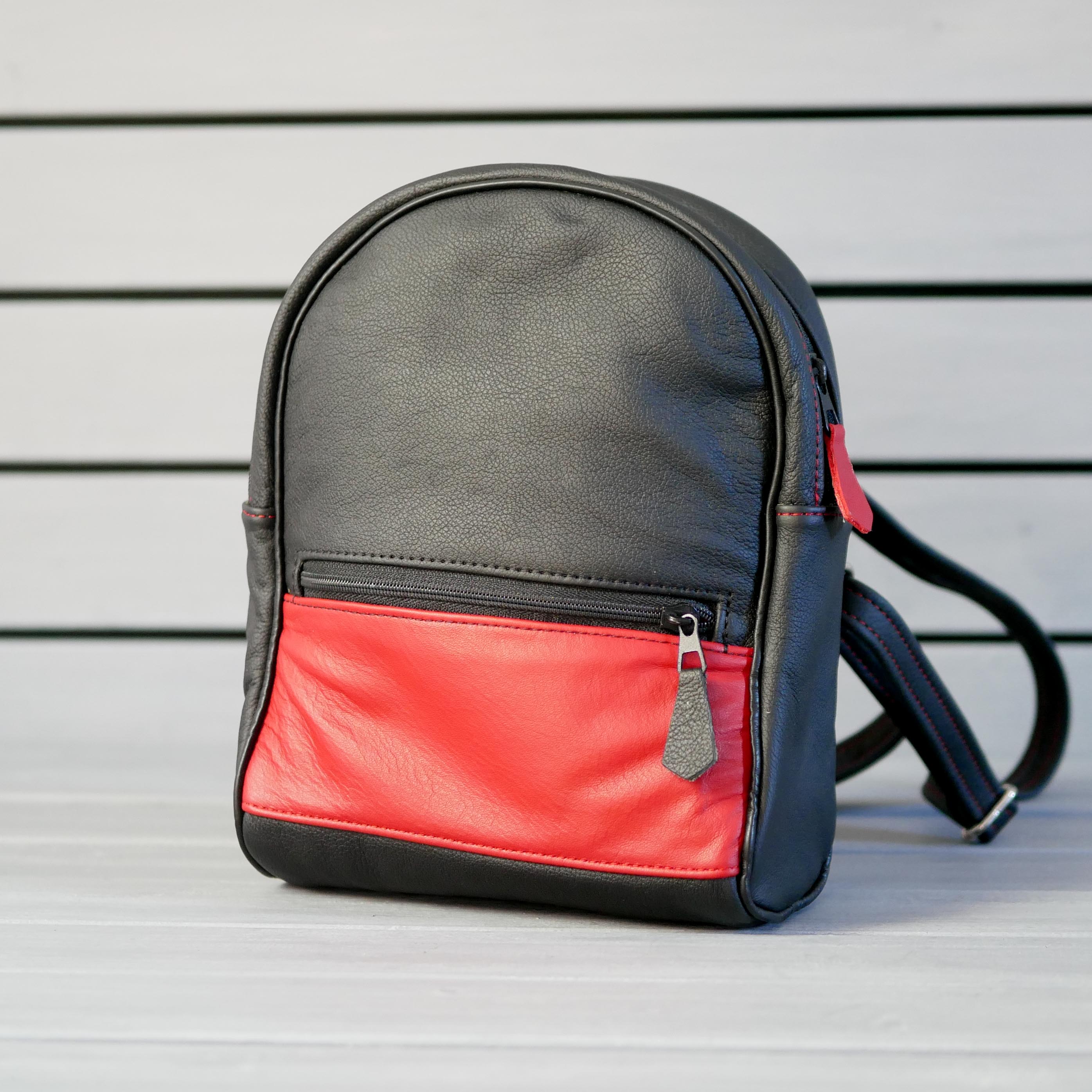 Kožený městský batoh - Harry