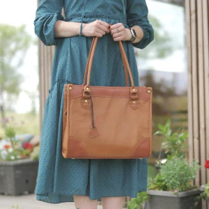 Kožená business kabelka - Maxi Rorita