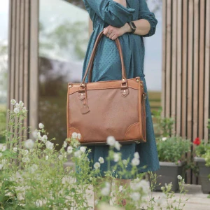 Kožená business kabelka - Maxi Rorita