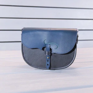 Kožená lovecká kabelka - Sisi - Houslová