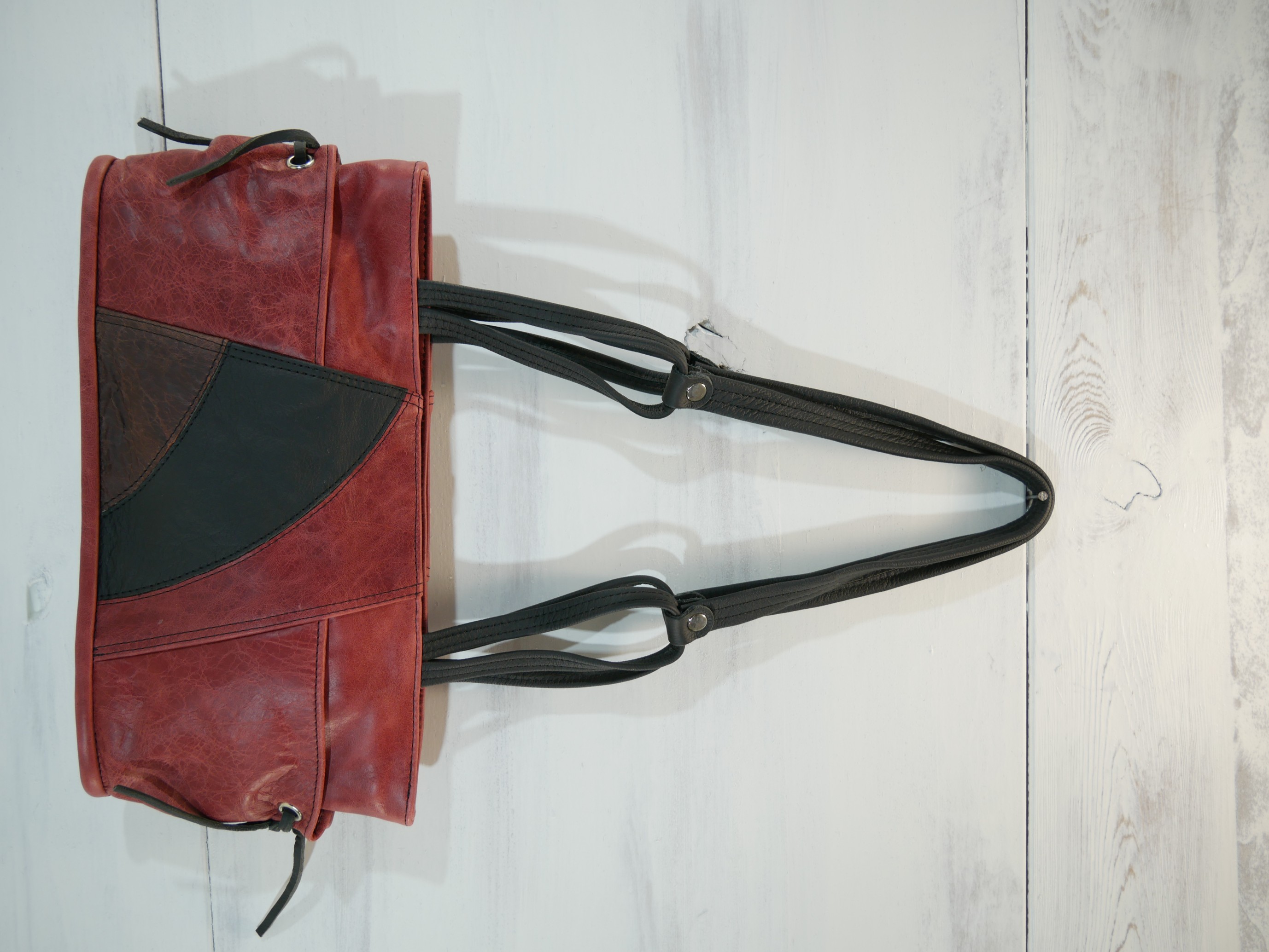 Kožená kabelka - Lodička