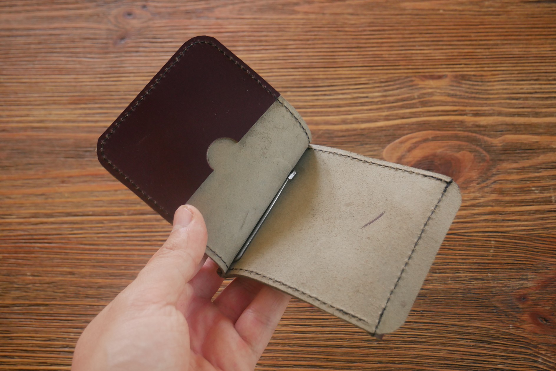 Kožená dolarovka - vykrojená