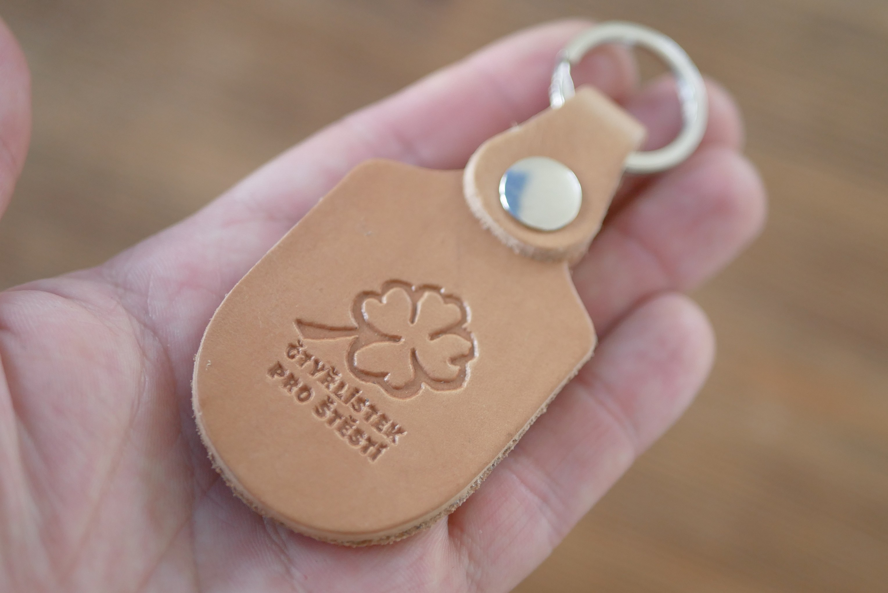 Přívěsek na klíče - Zámek s příchytkou