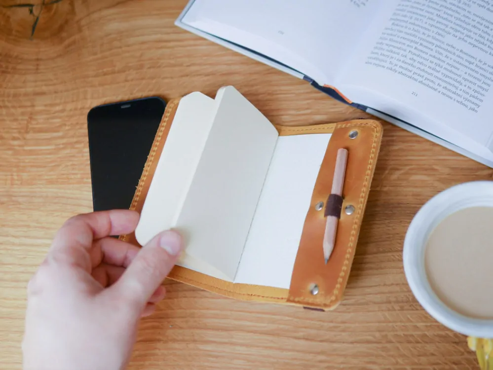 Myšlenkovníček - zápisníček do kapsy - rezavý