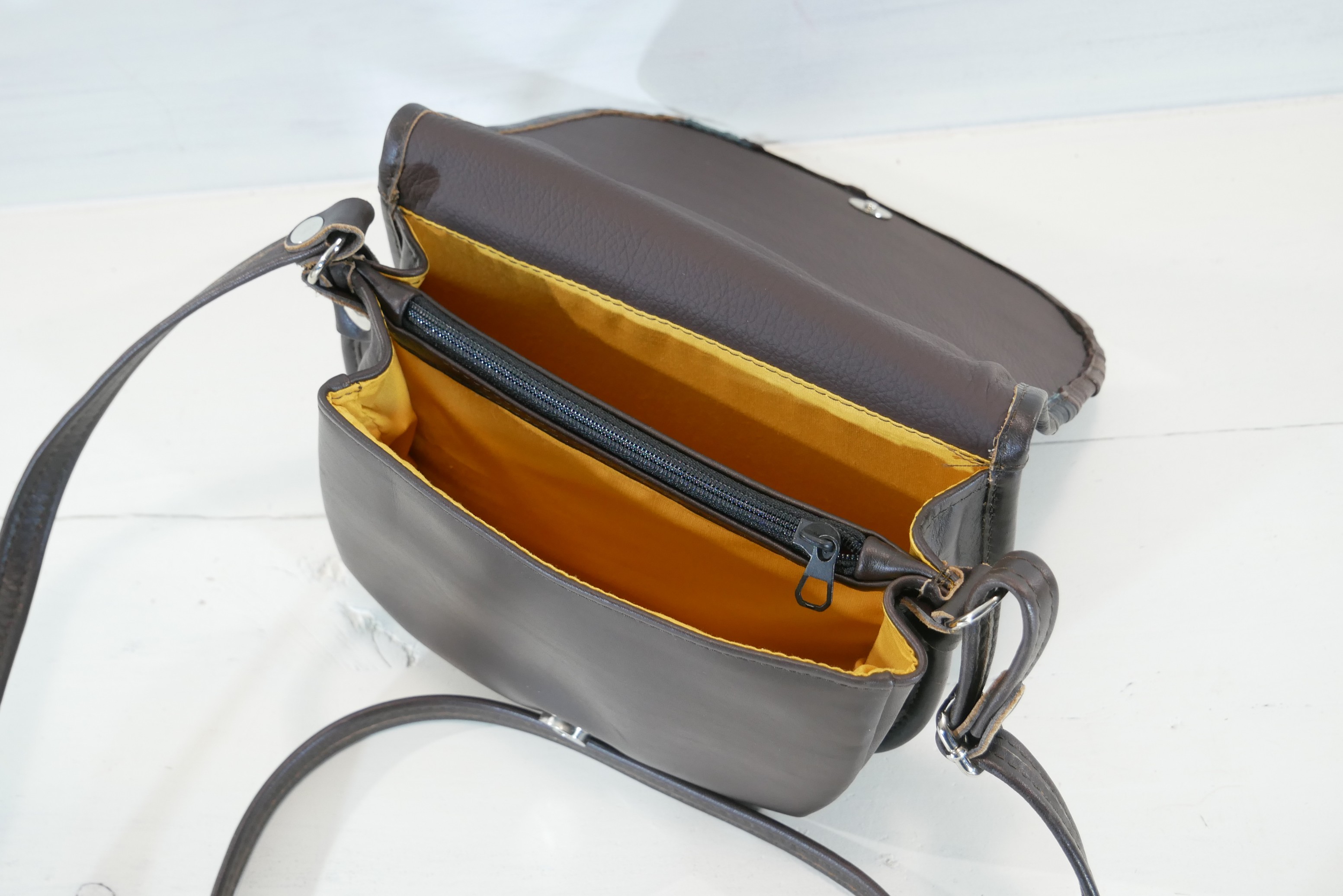 Kožená kabelka - Sisi - Lovecká