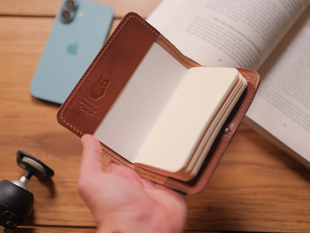 Myšlenkovníček - zápisníček do kapsy - tmavě hnědý