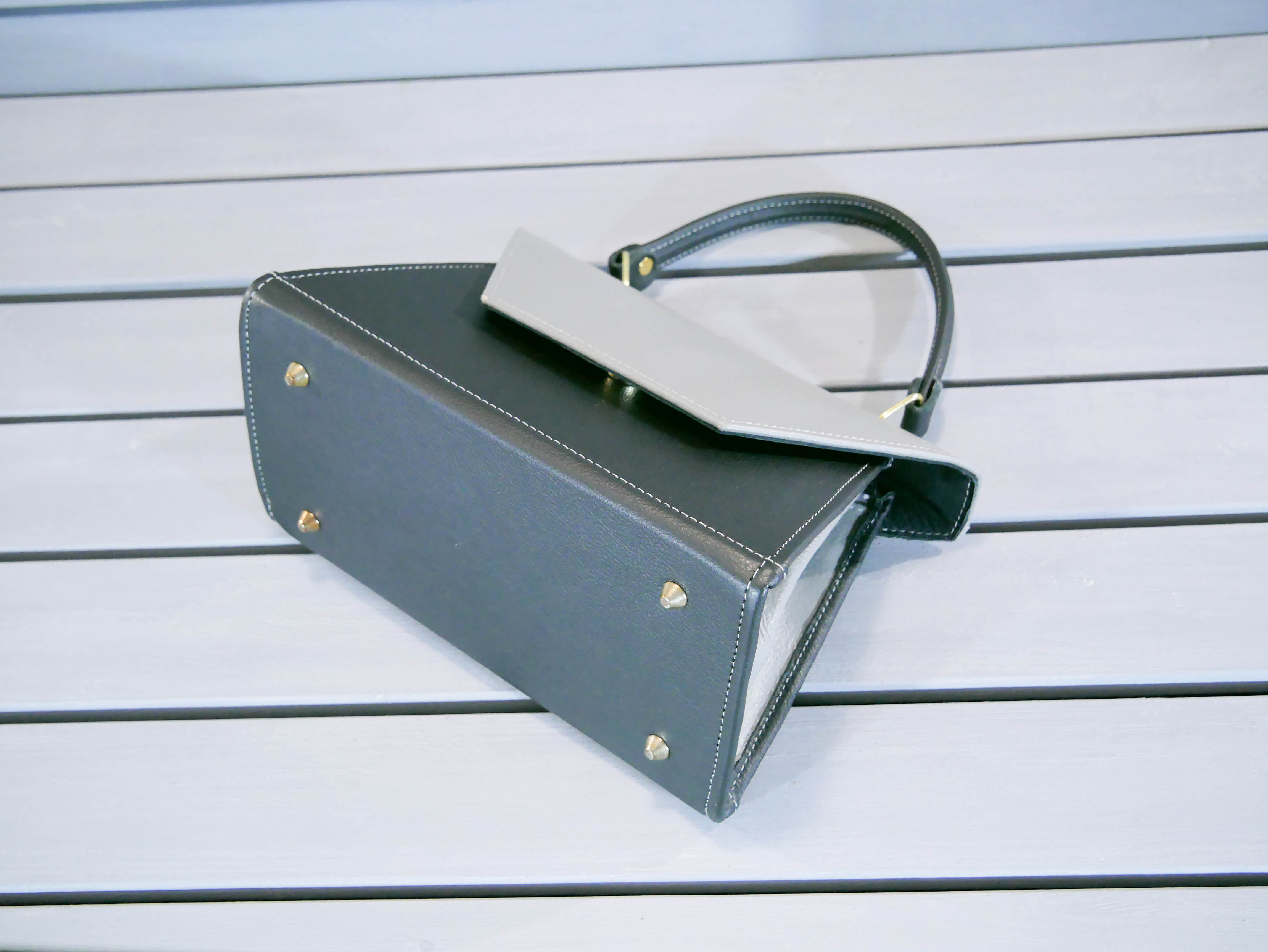 Kožená flap kabelka - Mia 