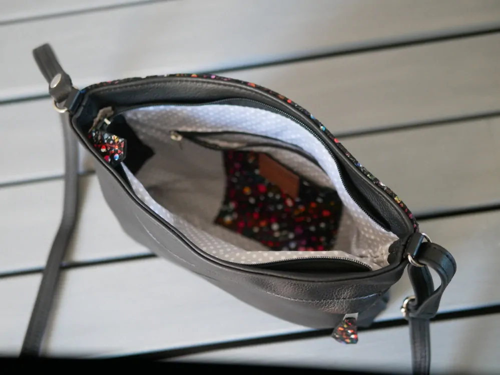 Anna - stylová kožená kabelka crossbody