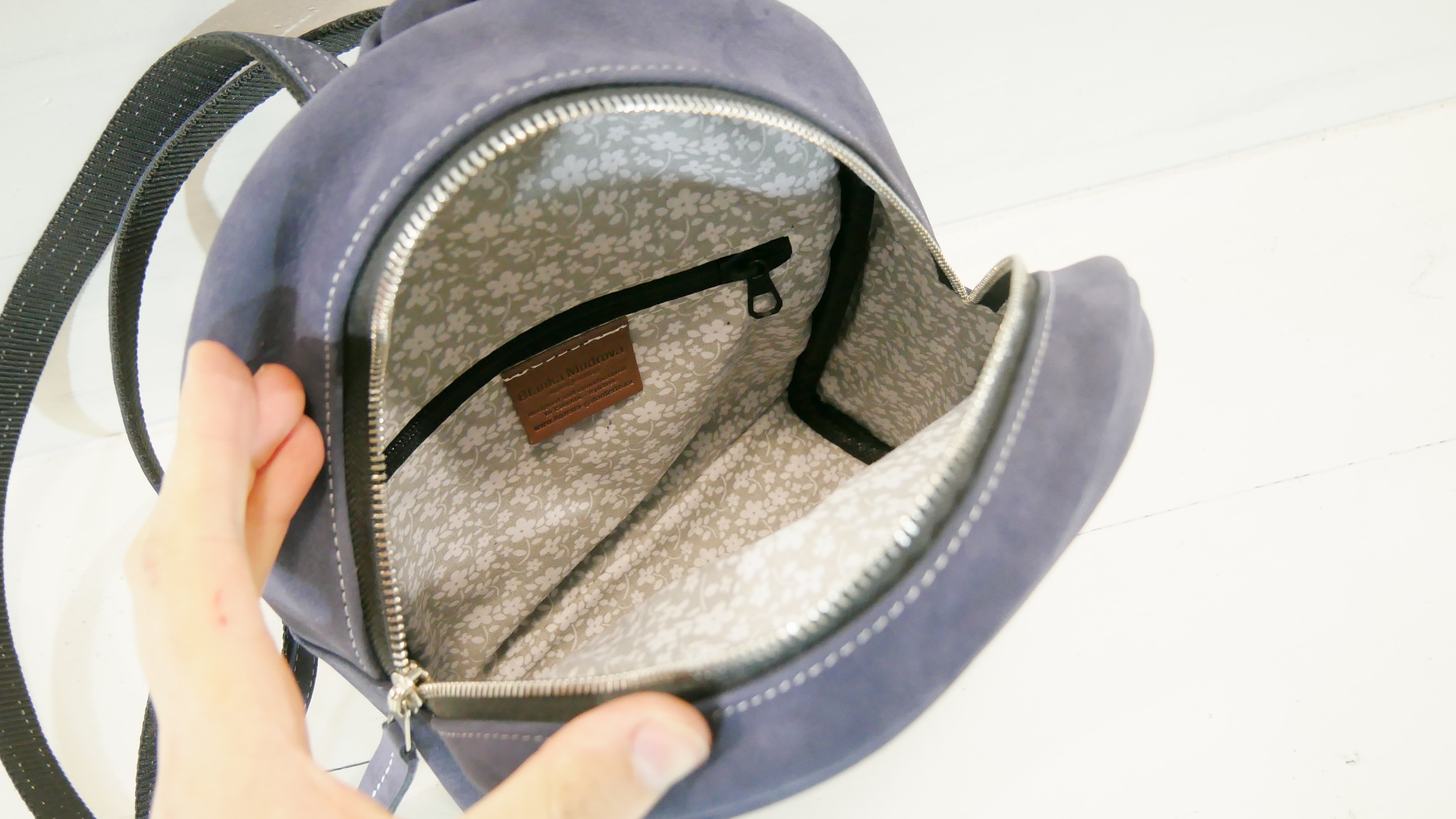 Kožený městský batoh - Harry