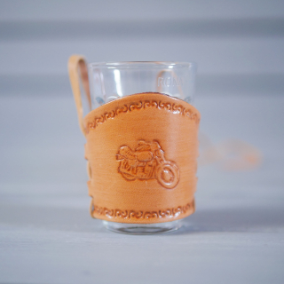 Odlivka (panák) na krk 4 cl -  Motorka 